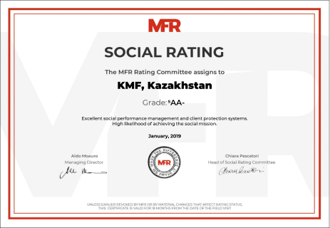 Отчет международной рейтинговой компании Microfinanza Rating Отчет международной рейтинговой компании Microfinanza Rating